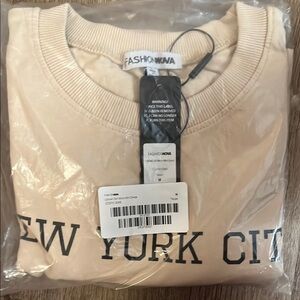 Rare sold out uptown girl micro mini dress fashion nova New York City taupe sz M